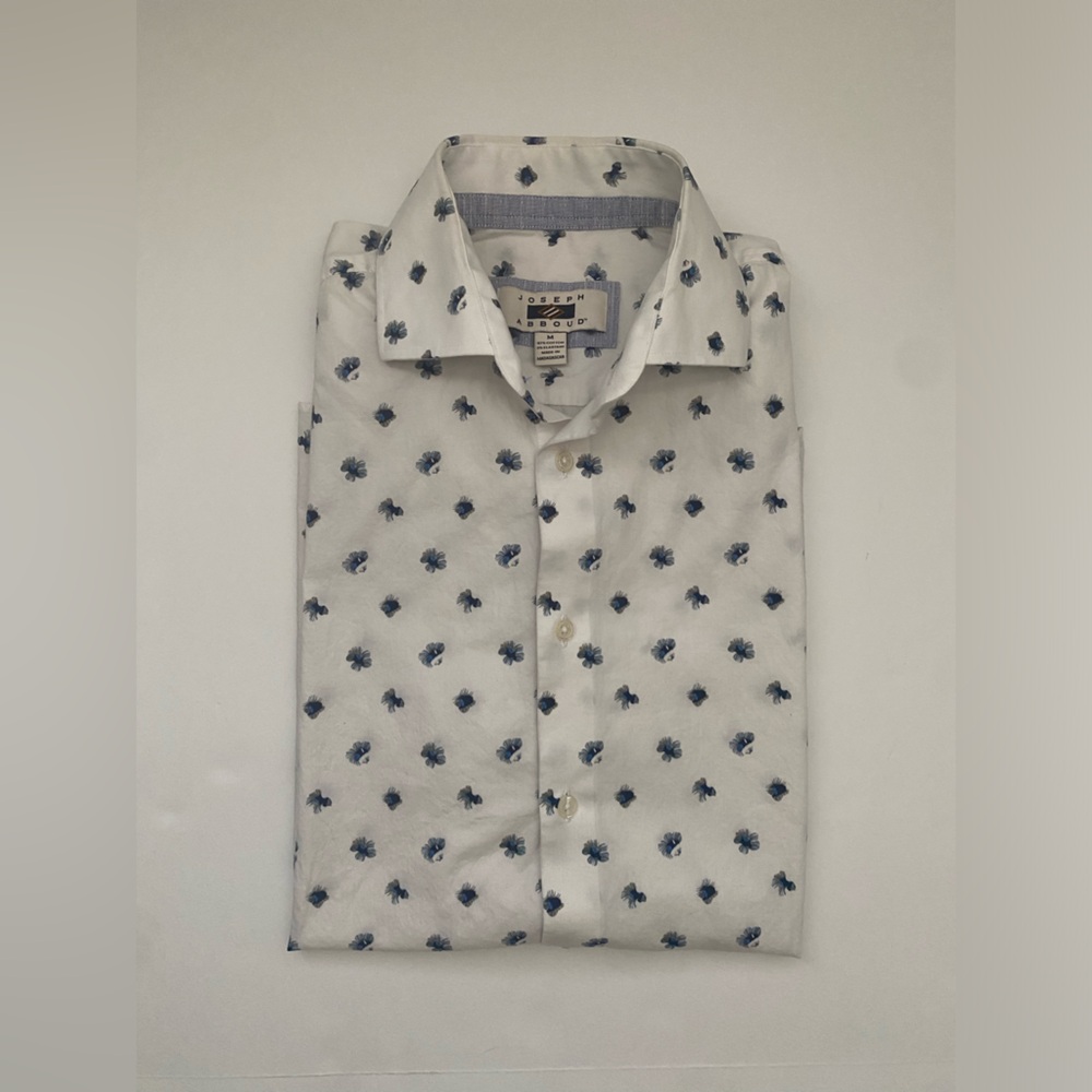 Joseph Abboud - Short Sleeve Patterned Button Down